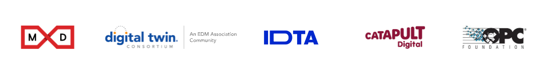 Industry & Standards Partners — MxD, Digital Twin Consortium, IDTA, OPC Foundation, Digital Catapult